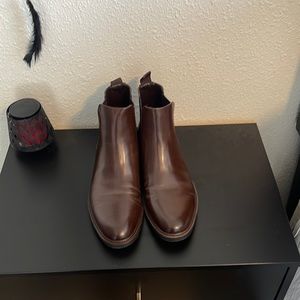 Mens Kenneth Cole leather Chelsea boots